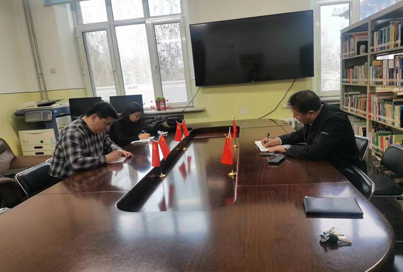 中国船舶重工集团公司第七一四研究所与学院进行深入合作会谈